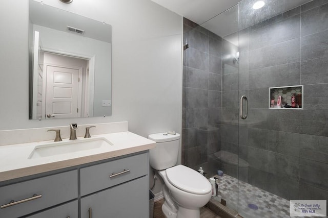 4438 Mckenzie Rd, Brownsville, TX 78521 - bathroom featuring vanity and a stall shower
