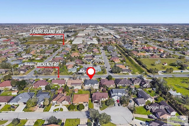 4438 Mckenzie Rd, Brownsville, TX 78521 - aerial overview of property's location featuring nearby suburban area