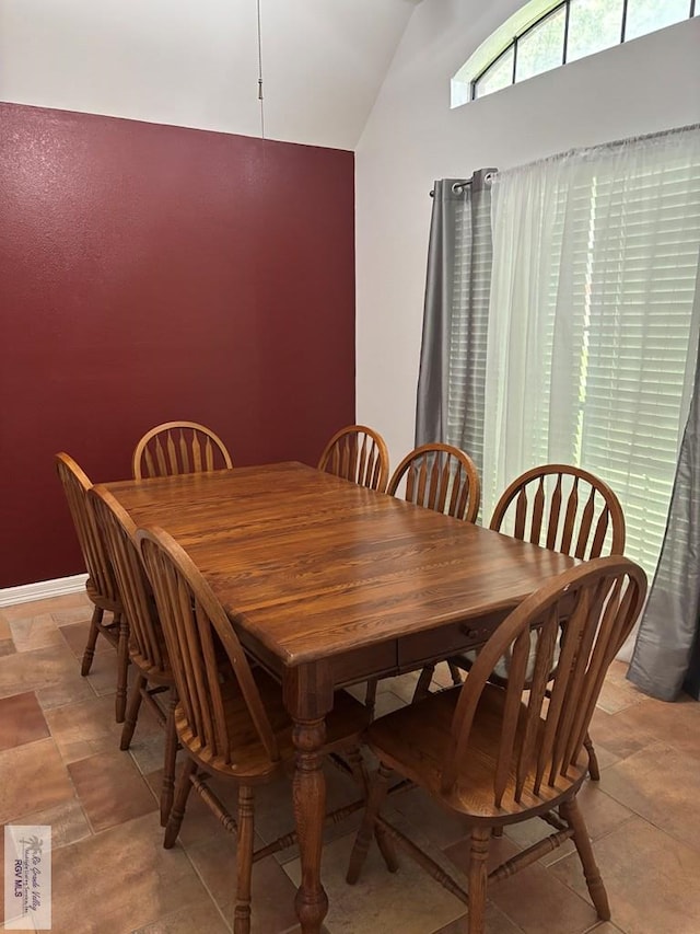 810 E Robin Ave Unit 53, Harlingen, TX 78550 - dining area with high vaulted ceiling