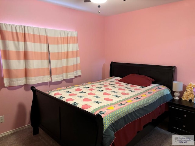 810 E Robin Ave Unit 53, Harlingen, TX 78550 - carpeted bedroom with a ceiling fan