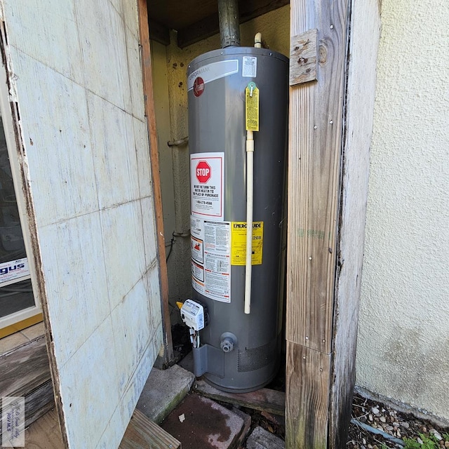 utilities featuring water heater