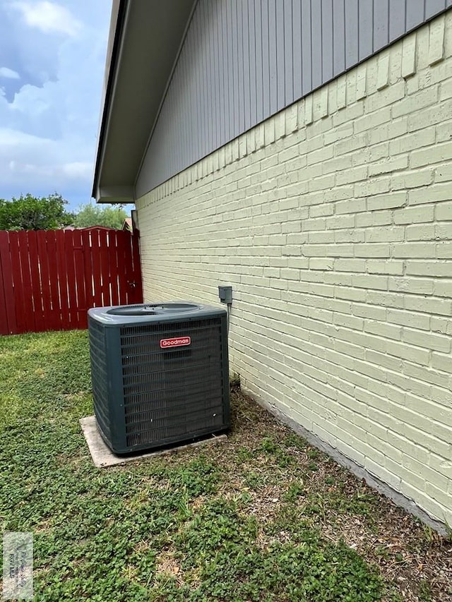 exterior details featuring central air condition unit