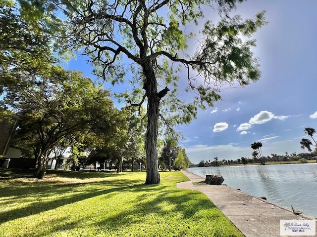2901 Central Blvd Unit 306, Brownsville, TX 78520 - view of home's community with a water view and a yard