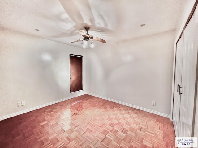 2901 Central Blvd Unit 306, Brownsville, TX 78520 - unfurnished room with a ceiling fan and baseboards