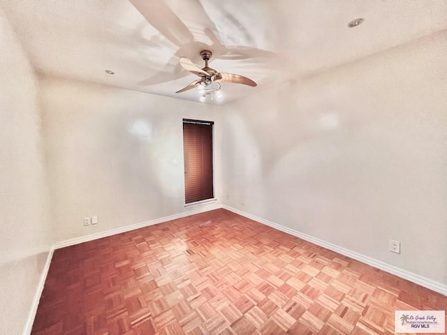 2901 Central Blvd Unit 306, Brownsville, TX 78520 - empty room with ceiling fan and baseboards