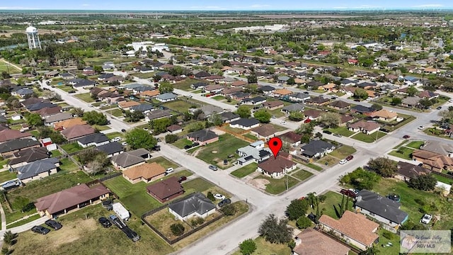 birds eye view of property featuring a residential view