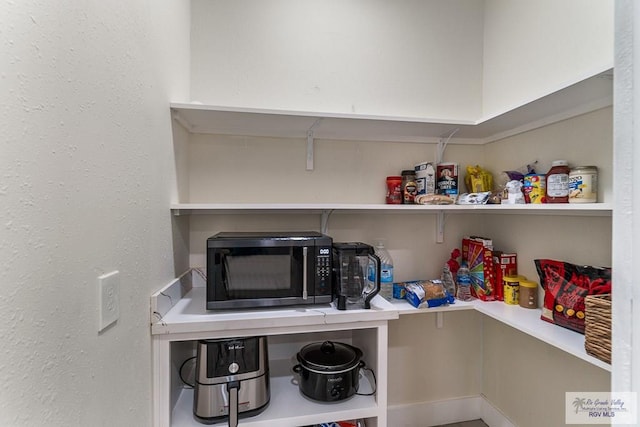 view of pantry