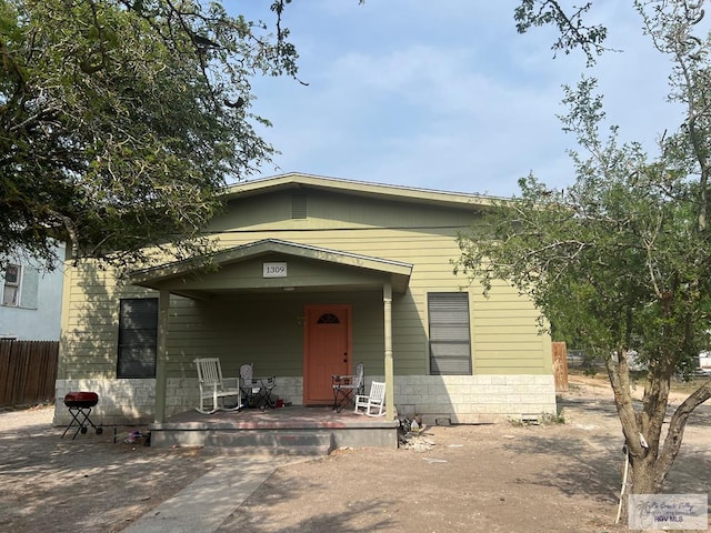 view of front of house