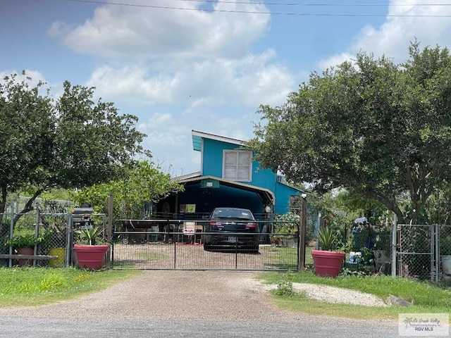 23362 Fm 506, Santa Rosa, TX 78593 - view of front of property featuring a gate and driveway