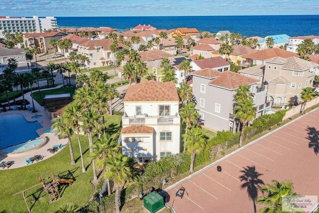 6401 Fountain Way S, Padre Island, TX 78597 - aerial view of a large body of water