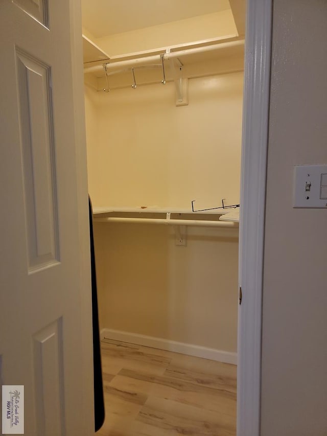 180 Chippewa Cir, Harlingen, TX 78555 - walk in closet featuring light wood-style floors