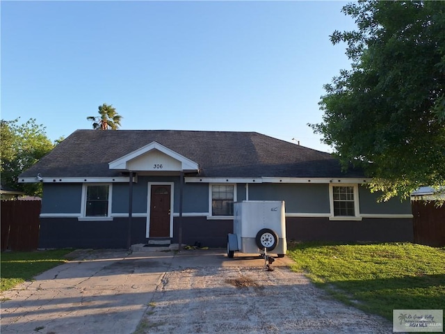 view of front of home