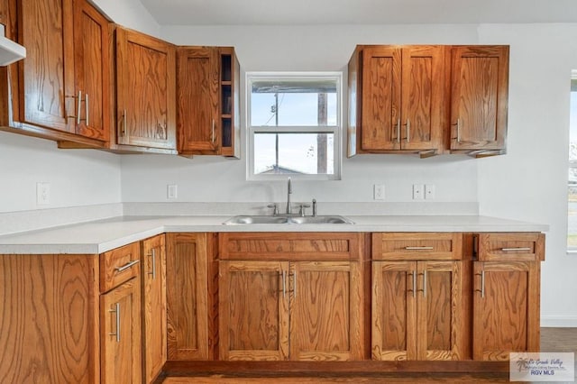 kitchen featuring sink