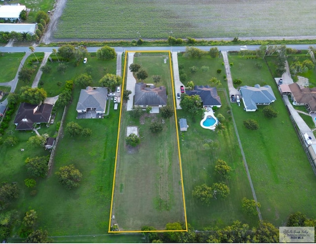27281 Palm Blvd, Harlingen, TX 78552 - view of rural area featuring property parcel outlined