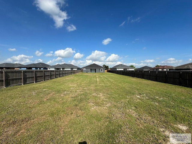 2299 Athens St, Brownsville, TX 78520 - fenced backyard with a residential view
