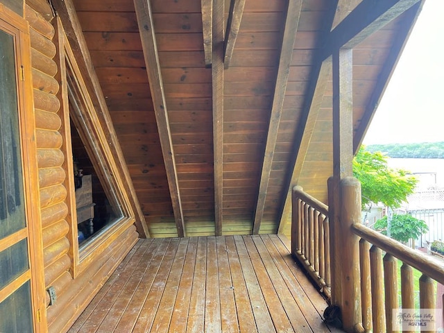 view of deck