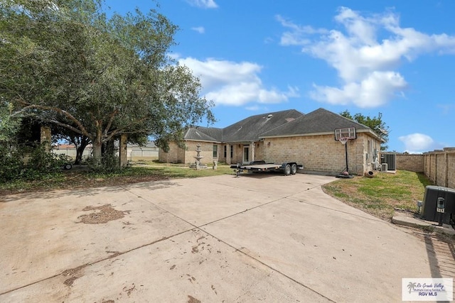 view of rear view of property