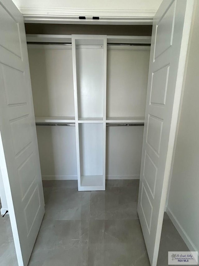 view of closet