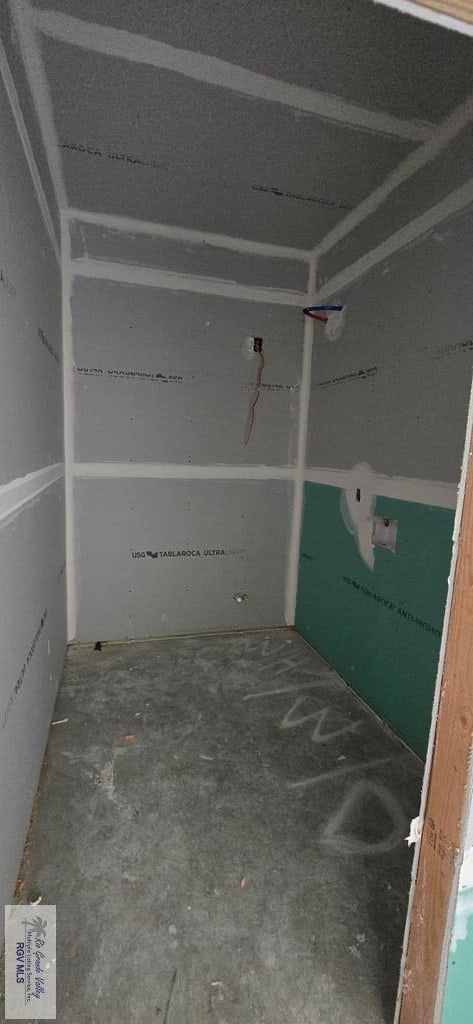 view of storage room
