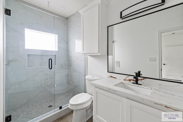 6221 King Palm Loop, Brownsville, TX 78526 - bathroom with toilet, a marble finish shower, and vanity