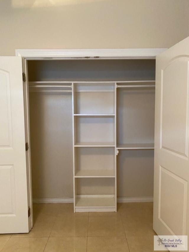 view of closet