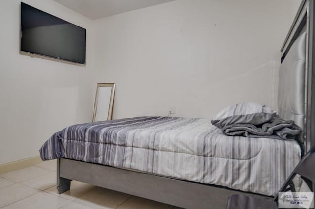 view of tiled bedroom