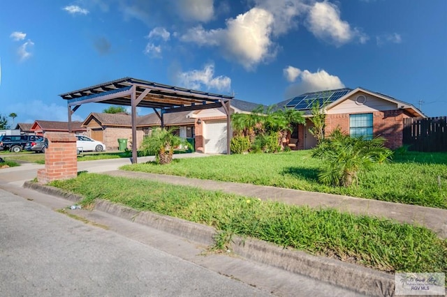 view of home's community featuring a yard