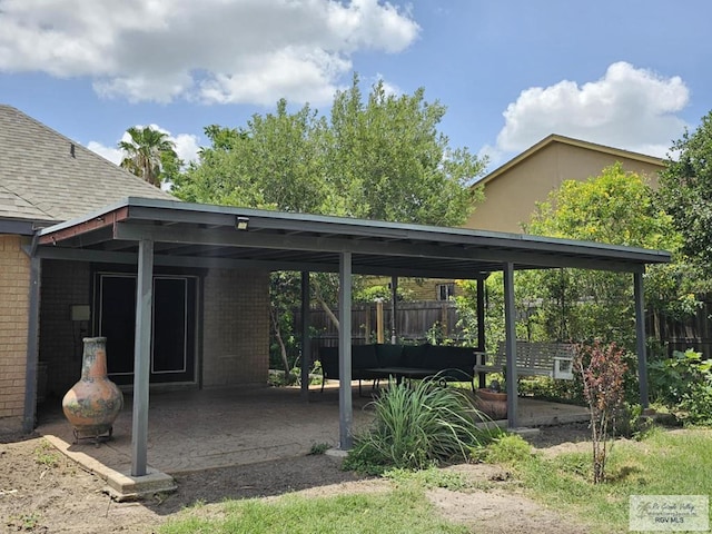 850 Grey Fox Cir, Brownsville, TX 78520 - view of patio / terrace