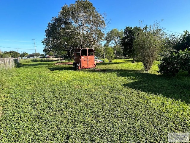 view of yard