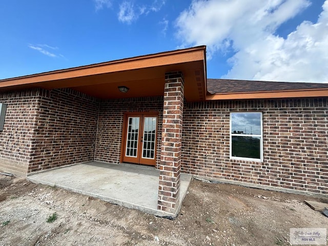 exterior space with a patio area