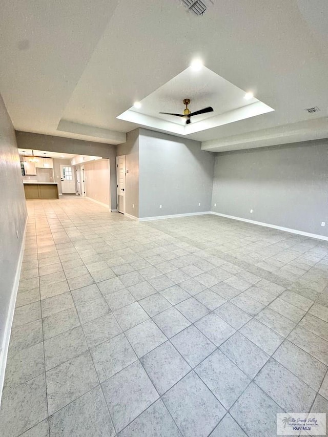 1214 W Monroe Ave, Harlingen, TX 78550 - basement featuring baseboards and tile patterned flooring