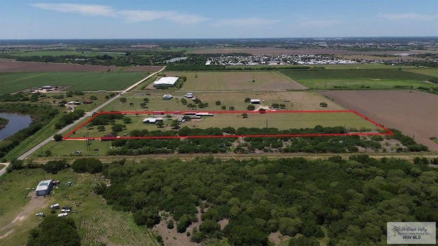 30202 Ratliff Rd, San Benito, TX 78586 - view of rural area featuring property boundaries highlighted