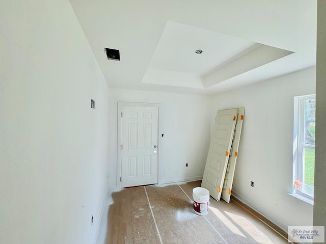 107 Willacy Ave, Brownsville, TX 78521 - empty room featuring a tray ceiling and baseboards
