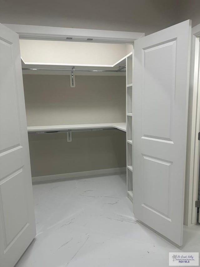 view of closet