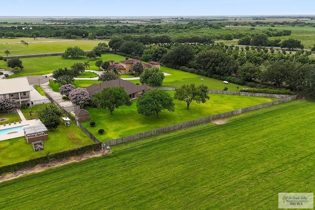 14823 S Valencia Cir, Harlingen, TX 78552 - overview of rural landscape with a pool area