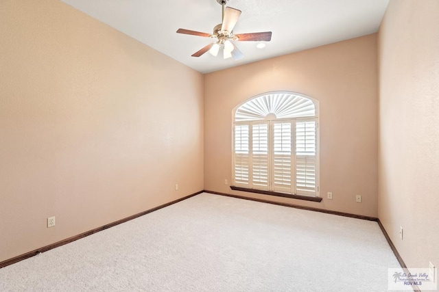 14823 S Valencia Cir, Harlingen, TX 78552 - empty room with carpet floors and ceiling fan