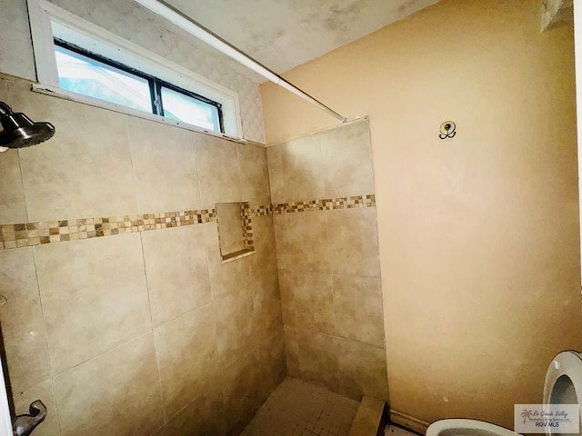 20 Casa Linda Unit 20, Brownsville, TX 78526 - full bathroom featuring a tile shower and toilet