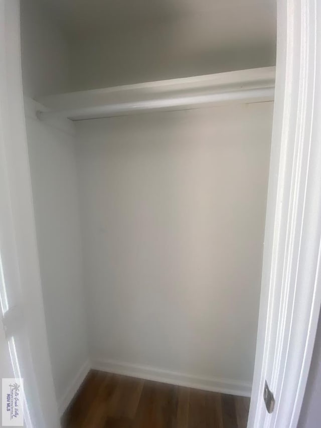 view of closet