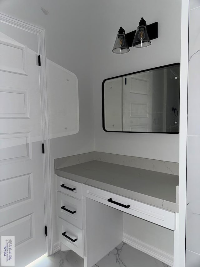 9464 S Queen Palm, Los Fresnos, TX 78566 - clothes washing area with light marble finish floors