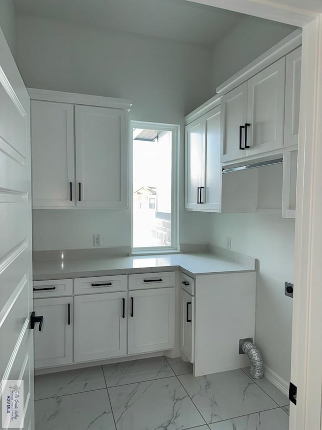 9464 S Queen Palm, Los Fresnos, TX 78566 - kitchen with a sink, dishwasher, light marble finish floors, light countertops, and pendant lighting