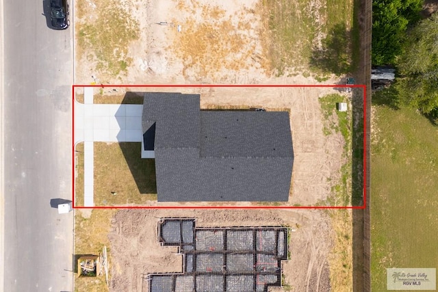 1209 Bridle Way, San Benito, TX 78586 - aerial view of property and surrounding area with property parcel outlined