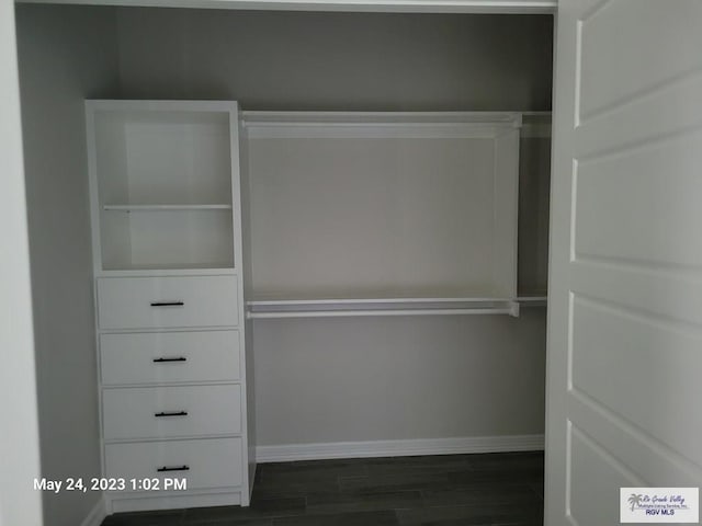 view of closet