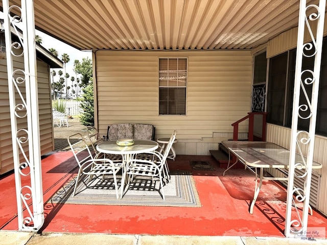 view of patio