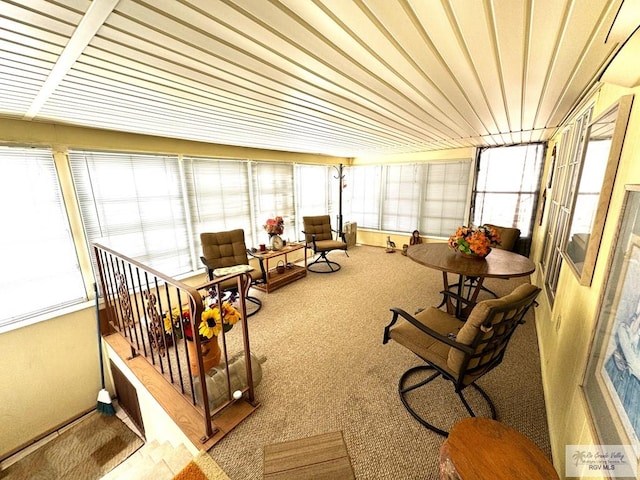 sunroom featuring a wealth of natural light