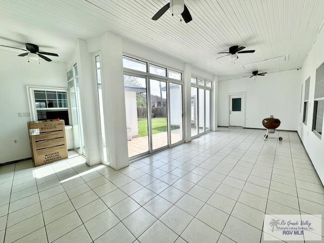 interior space featuring wooden ceiling