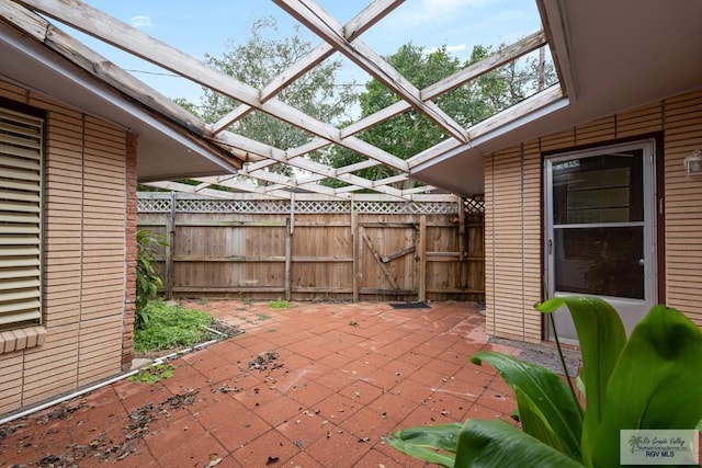 view of patio