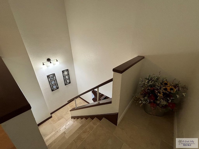 view of staircase