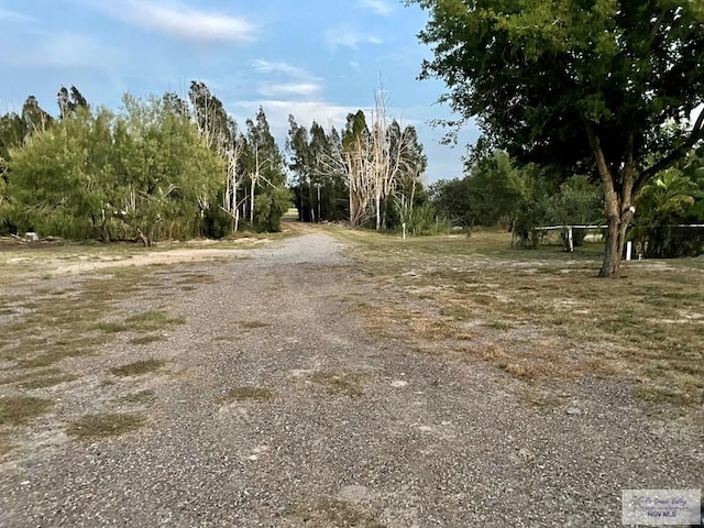 view of road