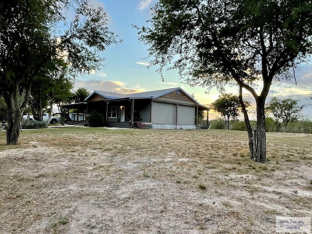 ranch-style home with a carport