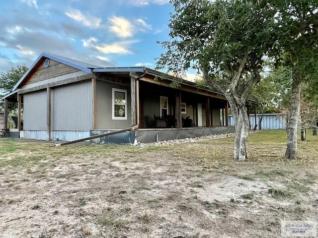 view of side of property